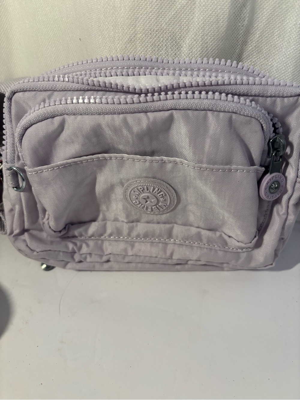 Kipling Lilac Nylon 2 in 1 crossbody-Fanny pack NWT Bag - Picture 2 of 4